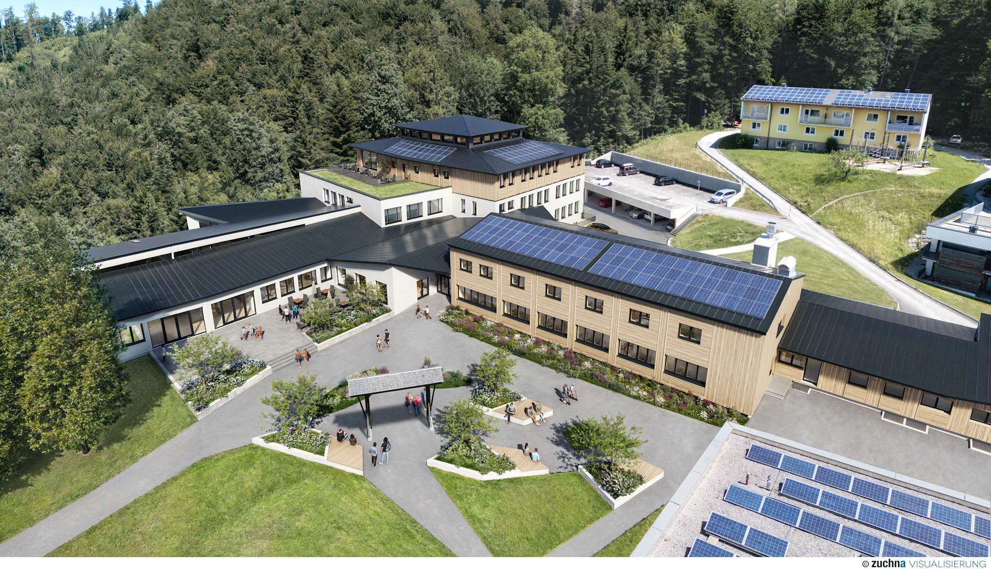 Spatenstich für den Schulumbau